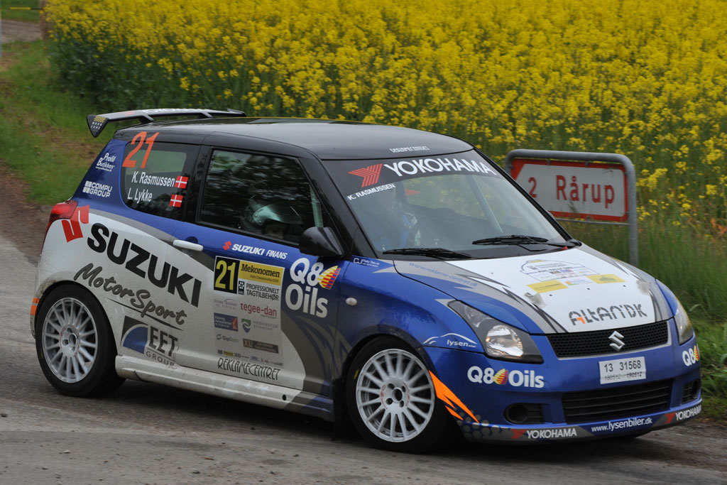 Kasper Rasmussen og Line Lykke Jensen vandt en klassesejr
(Foto: Suzuki Motorsport)
